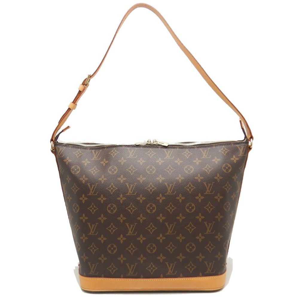 Louis Vuitton Monogram Shoulder Bag Brown
